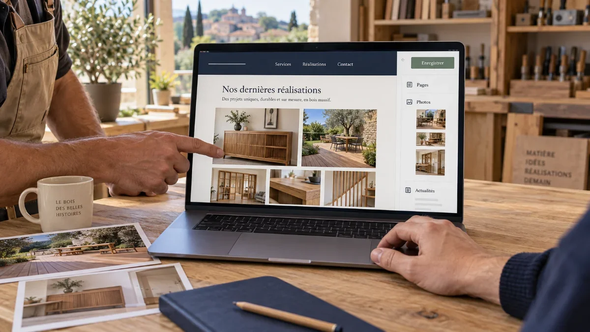 Création et maintenance de site web artisan dans le Gard, votre site évolue avec vous !