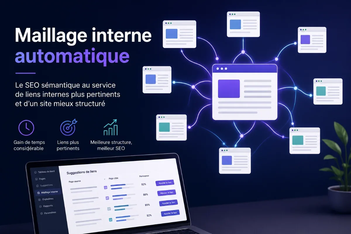Maillage interne automatique : ce que le SEO sémantique change vraiment